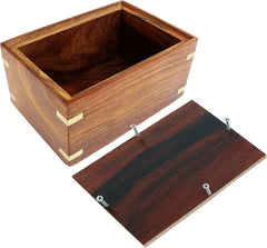 Pet Urn Box - Peaceful Pet Memorial Keepsake Urn for Dogs,Cats (X-Small : 5" x 3" x 2" - 15lbs or 5kg)