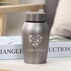 Youdear Memorials Stainless Steel Pet Urns,Premium Urns for Dog and Cat Ashes,Suitable Size Urns for Pet Ashes (small, Blue)