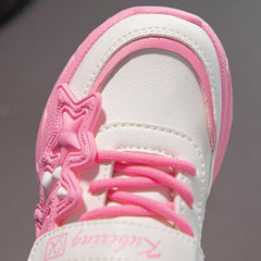 IWIHMIV Little Girls Sneakers Tennis Shoes Girls Sneakers for Toddler Boys Kids Tennis Running Athletic Shoes Non Slip Sneakers