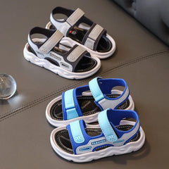 Slides Kids Shoes Boy Fashion Comfortable Beach Sandals With Soft Soles In Summer Shoes Slip on
