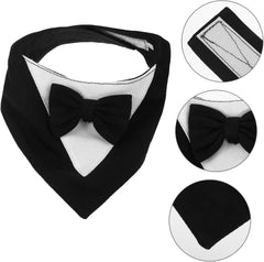 Pet Bandana for Dogs Washable Triangular Scarf Stylish Accessory for Birthday Parties Events and Outings Made of Material