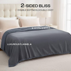 Luciphia Waterproof Blanket for Large Dogs Liquid Proof Furniture Protector Washable Pet Reversible Bed Cover for Couch Soft Sherpa Fleece Cat Blanket for Small Medium Grey Medium(57" x 40")