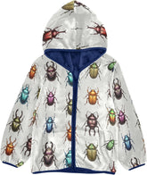 Cartoon Beetle Kids Comfy Soft Fleece Jacket with Polar Fleece Lining 3T