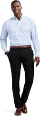 IZOD Men's Chino Dress Pant Cotton Touch Performance