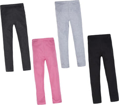 Undercover Girls Kids 1 or 4 Pack Jersey Cotton Comfy Leggings Bottoms