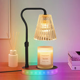 Candle Warmer Lamp with Color-Changing LED Lights,Timer,4 Level Dimmer,Adjustable Height for Scented Candles,Home Decor Gift for Women Mom,Housewarming,Birthday,Christmas