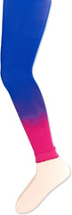 Jefferies Socks Girls 2-6X Dip Dye Footless Tights