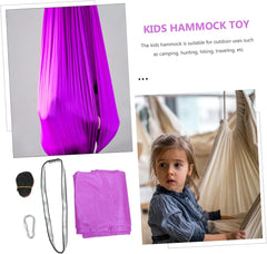 MERRYHAPY Hammock Prop for Kids Indoor and Outdoor Hammock Set Seamless Aerial for Home Use Adjustable Size Easy to Install Fun Therapy for Children
