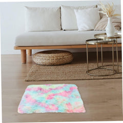 MERRYHAPY Pink Plush Blanket for Dog Cat Puppy Furry Dog Bed Mat Warm Pet Sleep Mat Pet Supplies