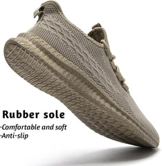 Running Shoes for Men Casual Slip on Tennis Walking Sneakers Lightweight Breathable Mesh Fashion Gym Athletic Sports Workout Non Slip Trainers