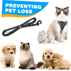 Pet Vest Harness Dog Leash Rope Cat Harness Small Dog Vest Comfortable Elastic Design Size l