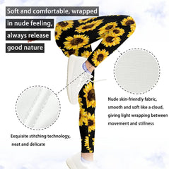 Forchrinse Girls Leggings Animal Printed Yoga Pants 3Pack Stretch Athletic Leggings for Kids 4-13Years