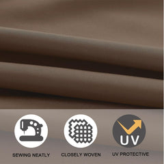 7.5ft 9ft 10ft Outdoor Table Market Yard Umbrella Canopy Top Replacement UV Protective Covers Cloth, 6 Ribs 8 Ribs Patio Umbrella Replacement Top Canopy Cover