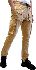 Southpole Men's Lightweignt Tech Woven Nylon Pants, Water Resistant, Quick Dry, 4 Pockets