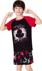 Beezizac Little Big Boys 2-Piece Cozy Pajamas Short Sleeve Cool Summer PJ Set Kid Sleepwear Size 6-18