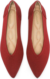 Semwiss Women's Ballet Flats Comfortable Casual Dressy Shoes,Work Flats Office Shoes Pointed Toe Leopard Flats.