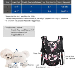 Petmolico Dog Carrier Backpack, Adjustbale Dog Front Backpack Legs Out Puppy Backpack for Small Medium Dogs Travelling Hiking Shopping, Black Small