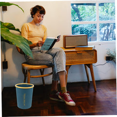 Happyyami Garbage Recycling Container Waste Container Material Basket Living Room Bedroom