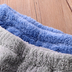 Kids Boys Girls Winter Fleece šajamas Outfits Long Sleeve Cartoon Prints Tops Pants 2PCS š¬leepwear Set