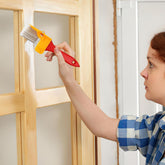 Edge Painting Brush, Precision Corner Paint Brush with Latex Bristles, Trim and Wall Painting Tool for DIY Home Painting