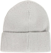 Men Women Plain Color Rib Knitted Beanie Winter Hat Warm Stretchable