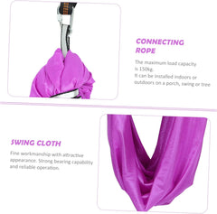 MERRYHAPY Hammock Prop for Kids Indoor and Outdoor Hammock Set Seamless Aerial for Home Use Adjustable Size Easy to Install Fun Therapy for Children