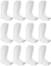 Fruit of the Loom Men's Dual Defense Tube Socks (12 Pack)