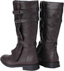 Movie Skywalker Kylo Ren Cosplay Shoes Men Medieval Renaissance Pirate Tall Boot