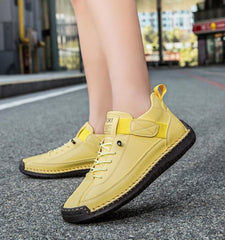 Women's Vintage Ankle Boots Handmade Sole Slip Resistant Casual Shoes Wearable Comfort