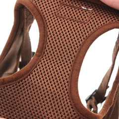 Pet Harness and Leash, Dog Vest Harness with Reflective Adjustable Neck and Chest Strap Breathable for Puppy Small Medium Dog (S, Red)