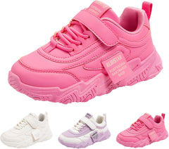 High Tops Girls Fashion All Seasons Children Sports Shoes Girls Flat Sole Thick Sole Non Slip Light Lace Shoes for Girls
