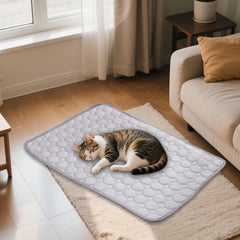 Pet Cooling Mat – Washable Breathable Cool Pad for Dogs & Cats – Portable Summer Pet Bed Blanket for Outdoor, Beach, Travel, House Use – Lightweight Cooling Accessory for Hot Weather Reliief