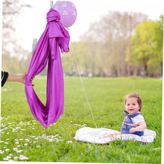 VICASKY 1set Boy Girl Hammock Seamless Aerial for Boys and Girls Lightweight and Outdoor Camping Hammock for Relaxation and Play