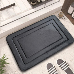 Bath Rugs Mat - Door Mat, Bathroom Absorbent Mat, Super Absorbent and Quick Dry Bath Mat, Washable Bathroom Floor Mats with Non-Slip Backing, Non-Slip Mat, for Bathtub and Shower