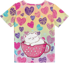 Kids Clothes Girls 2-16 Years Kawaii Crop Tops for Girls