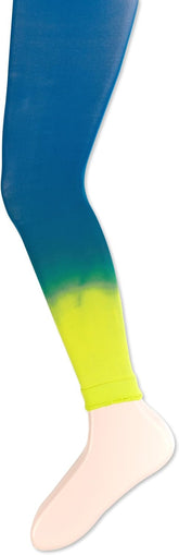 Jefferies Socks Girls 2-6X Dip Dye Footless Tights