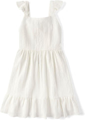 The Children's Place,Short Sleeve Fashion Skater Dress,Pink Glow