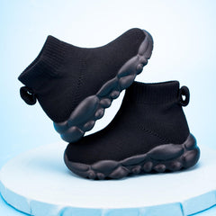 Boys and Girls Indoor Non-Slip Baby Toddler Shoes Breathable mesh Surface Lightweight Elastic Socks Shoes Memory Soles Protect Toes Outdoor Sneakers