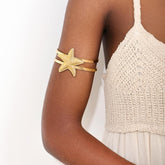 Greek Goddess Gold Arm Cuff Jewelry Women Summer Beach Accessory 2025