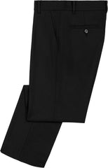 Tommy Hilfiger Boys' Flat-Front Dress Pant, Straight Leg Fit, Zip Fly & Belt Loops, Side & Back Pockets