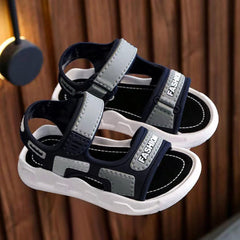 Boys Sandals Adjustable Strap Lightweight Kids Fashion Sport Sandals Outdoor Athletic Casual Sandals Beach Shoes