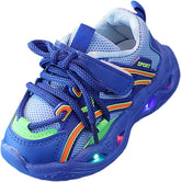 Light Up Toddler Boys Girls Shoes Flashing Lightweight Tennis Walking Sneakers Shoe for Girls Size 5 Big Girls