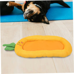 Breathable Comfort Dog Bed Mat for Small Dogs and Cats Soft Plush Pet Sleeping Pad for Crate and Home Decor Enhanced Airflow for Relaxation and Comfort