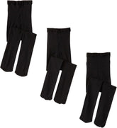 Jefferies Socks Girls' Smooth Tights (Pack of 3)