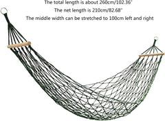 Nylons Rope Meshes Hammock Portable Outdoor Camping Hammock Garden Swing Hangings Bed for Garden Beach Yard Travel