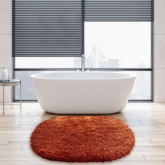 Bathroom Rugs 27x18 Inch,Shaggy Microfiber Washable Extra Soft Non-Slip Absorbent Thick Bath Rugs Plush Quick Dry Machine Wash Dry Bathroom Rug Set for Bathroom Floor Tub Shower Kitchen