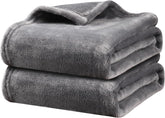 Onarway Dog Blanket Washable for Puppy: 4 Packs Dog Blankets 40”x28” - Fluffy Soft Small Throw for Cat Puppy Kitten Dogs - Fleece Pet Blankets for Bed Sofa Car and Indoor - Grey and Khaki