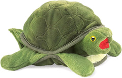 Folkmanis Baby Turtle Hand Puppet Green, 1 EA