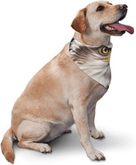 Bald Eagle Dog Bandana Pet Scarf Accessories for Small Medium Dogs Cats Photo Prop, Triangle Pet Bandanas Adjustable Puppy Bib Washable Dog Kerchief Puppy Neckerchief