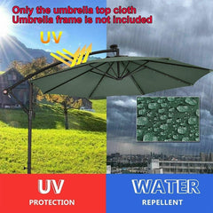 Replacement Parasol Canopy Sun Umbrella Replacement Cloth for 200cm-6 Arms 2.7m-6 Arms 2.7m-8 Arms 300cm-6 Arms 300cm-8 Arms(Red,6 Ribs-6.5ft)